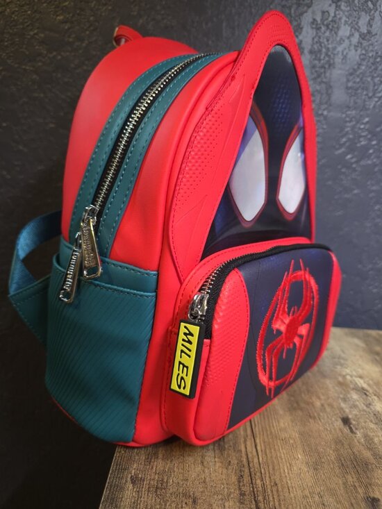 Loungefly Marvel Spiderverse Miles Morales Hoody Cosplay Mini Backpack NEW main image 7